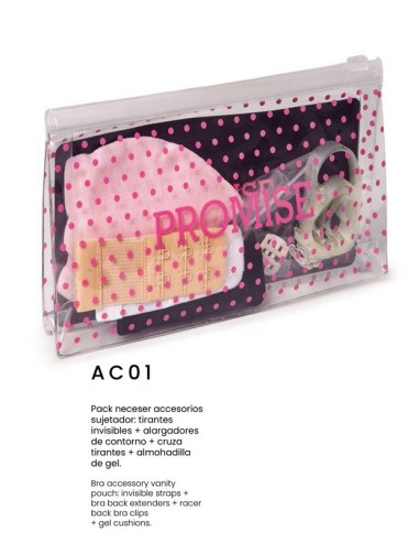 Promise pack neceser accesorios sujetadores AC01