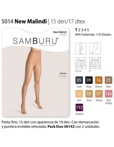 Samburu panty mujer con demarcacion15 DEN 5014NEW MALINDI