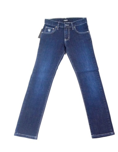 Caramelo Pantalon Jeans con gastado 010300403