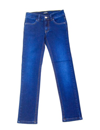 Caramelo Pantalon Jeans con gastado 020301003
