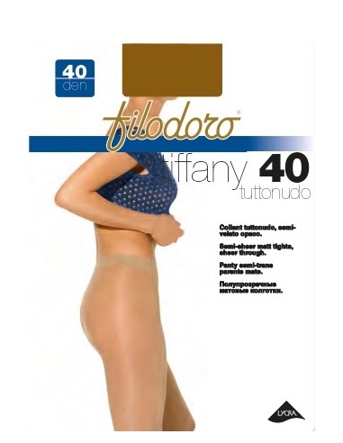 Filodoro panty mujer sin demarcacion 40DEN G113527FN TIFFANY 40