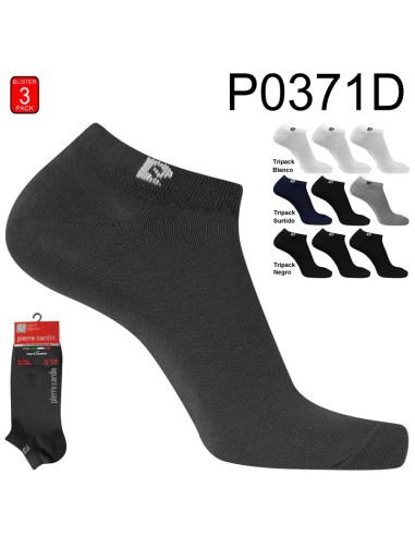Pierre cardin pack de 3 calcetines mujer invisibles 371D