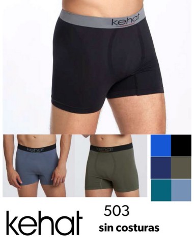 Kehat-basico pack 2 boxer hombre sin costuras liso 503