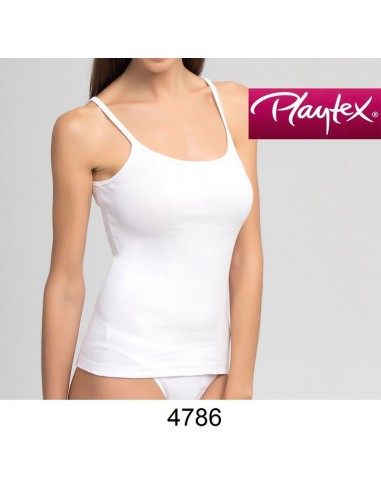 Playtex camiseta señora tirante fino 97% algodon. 4786