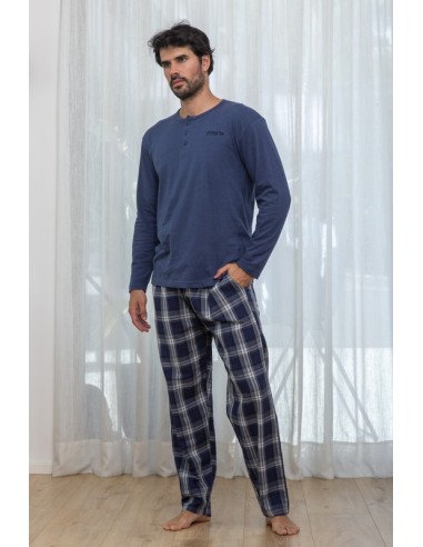 Muslher pijama hombre combinado topijama algodon pant. v 5705
