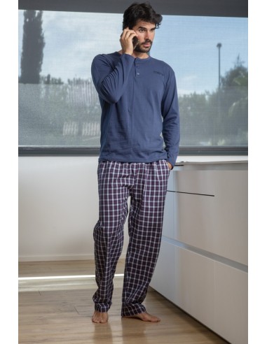 Muslher pijama hombre combinado topijama algodon pant. p 5703