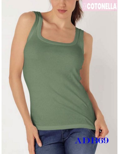 Cotonella camiseta tirante ancho mujer ADB69