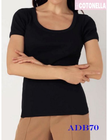 Cotonella camiseta manga corta mujer ADB70