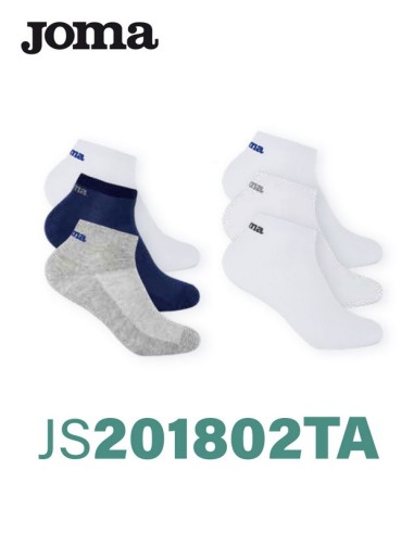 Joma pack de 3 calcetines de hombre tobillero alto transpirable JS201802TA