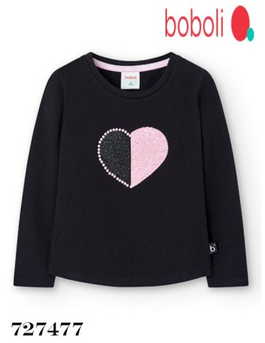 Boboli camiseta punto "corazón" de niña 727477