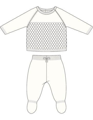 Yatsi conjunto bebe tricot  samu  24200172